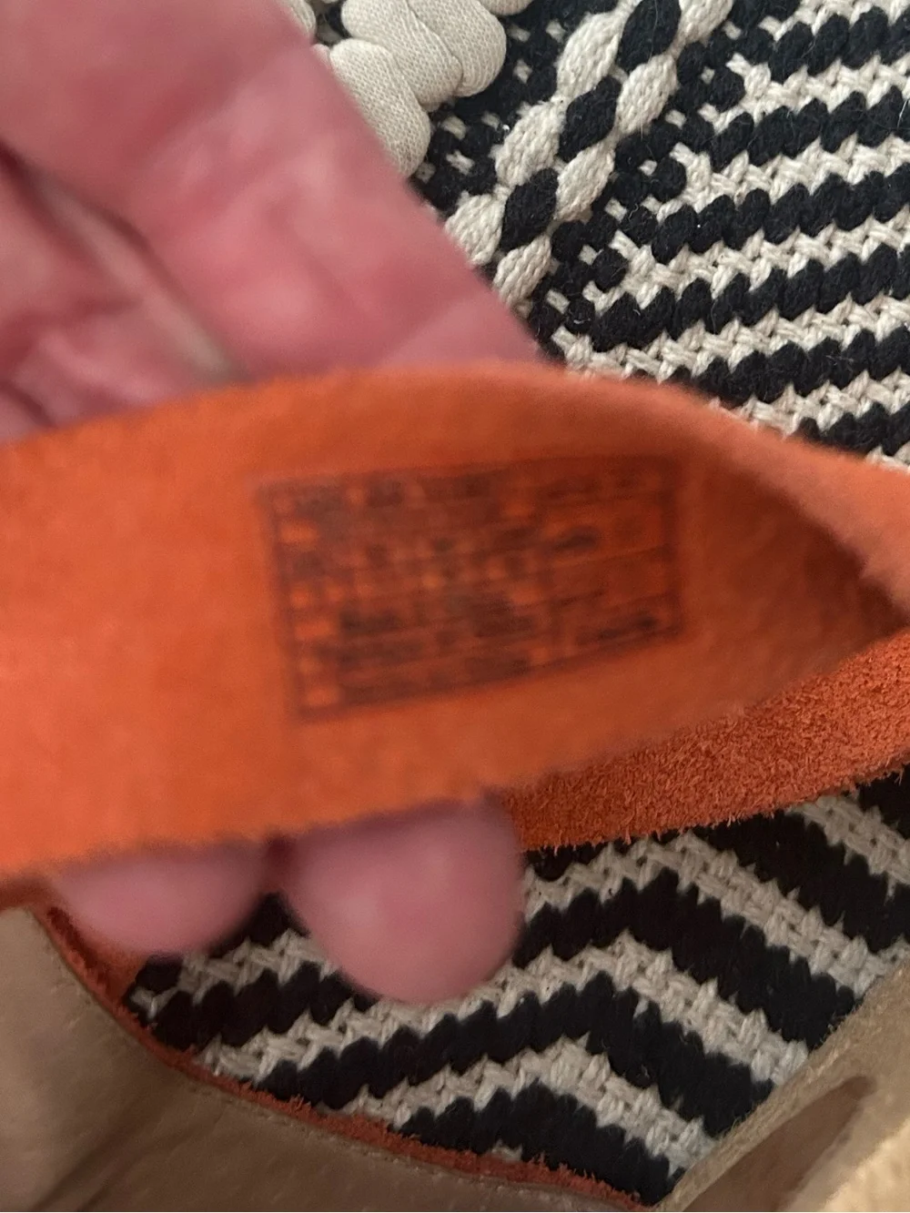 UGG Women’s Orange Suede Espadrille Sandals